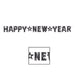 Happy New Year Glitter Streamer