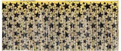 GOLD METALLIC STAR TABLE SKIRT 30"X14'