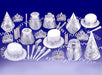 Silver Dollar New Year's Eve Party Kit for 50