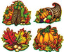 Autumn Splendor Cutouts, 4-Pack