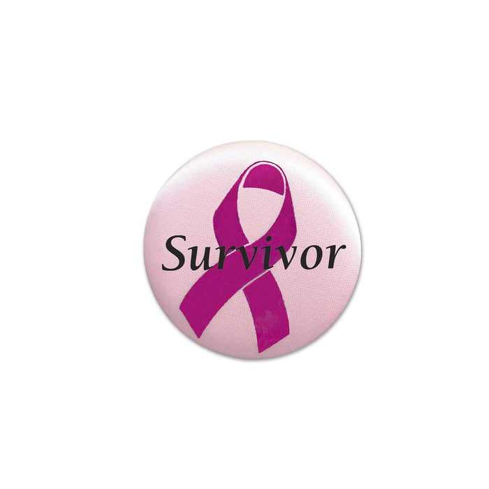 Survivor Satin Button, 2 Inch