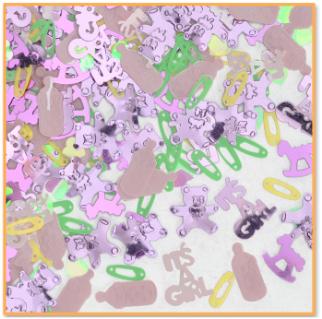 It's a Girl Multicolor Confetti, 0.5 oz