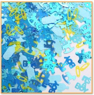 It's a Boy Multicolor Confetti, 1/2 oz