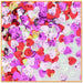 Multicolor Embossed Heart Confetti, 1/2 oz
