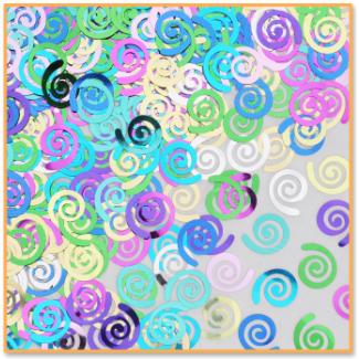 Curly Colors Multicolor Confetti, 0.5 oz