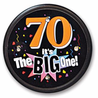 70 It's the Big One Flashing Birthday Button