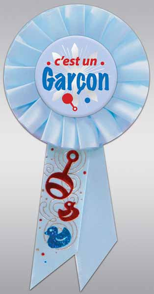 C'est un garçon Deluxe Rosette