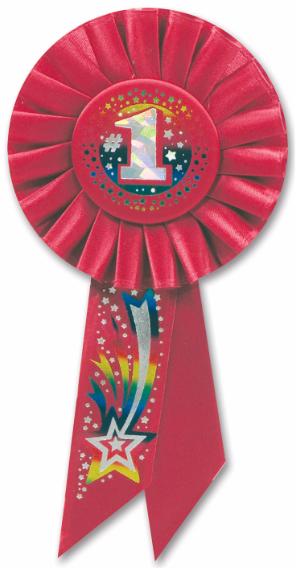 #1 Award Rosette