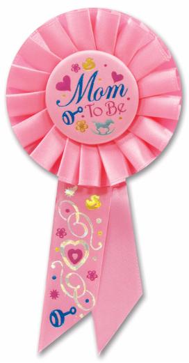 Mom to Be Baby Shower Rosette