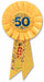 50 & Fabulous 50th Birthday Rosette