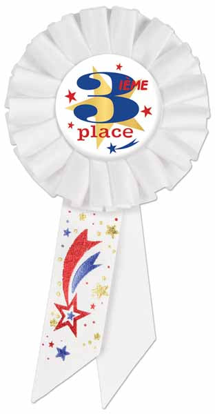 French Third Place Award Rosette