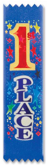 1st Place Award Ribbons, 10 Pack