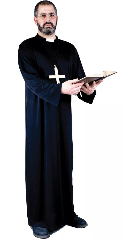 Plus Size Holy Priest Costume For men (6'2" up to 300lbs) (1/Pk)