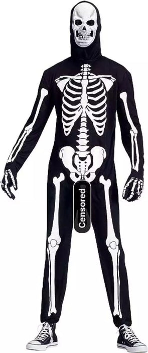 Skele-boner Plus Size Adult Costume Size (6'/300lbs) (1/Pk)