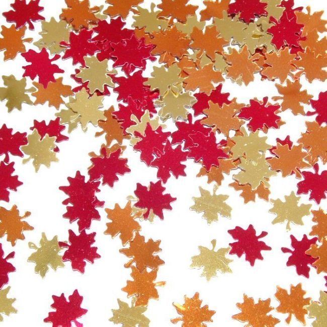 Fanci-Fetti Autumn Leaves (3/Pk)