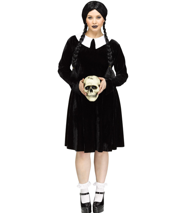 Gothic Girl Dress Adult Women s Halloween Costume Plus Size 22W 24W 1 Pk