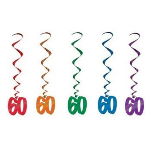 Dynamic Decor Assorted 60 Whirls in Multicolor Splendor (5/Pk)