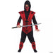 Red & Black Skull Ninja Child Small Costume (1/Pk)
