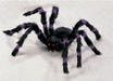 8-Inch Purple and Black Halloween Spider Decoration