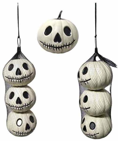 Decorative Pumpkin Props, 3-Piece Set