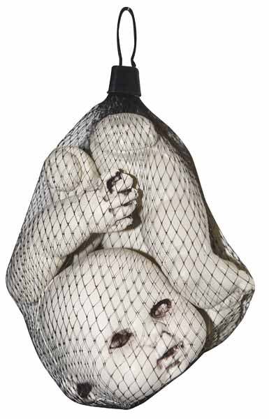 Bag of Doll Parts Halloween Decoration, 5 Pieces