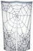 Black Curtain with Black Web Halloween Decoration