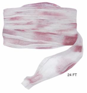 24-Inch Bloody Bandage Halloween Prop
