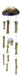 Skull & Bones Halloween Wind Chime, 31 Inches