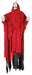 36-Inch Hanging Red Reaper Halloween Decoration