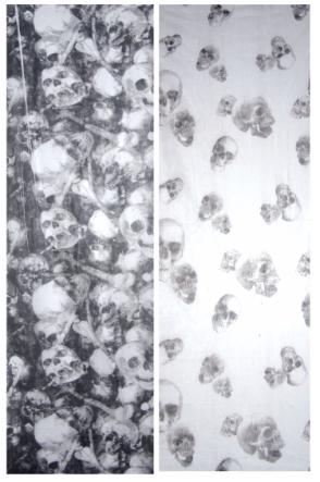 Assorted Skull Print Accessory, 118 x 30 Inches