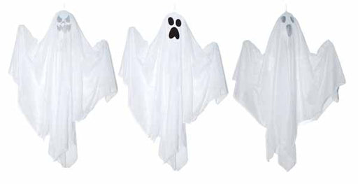 18-Inch Hanging Ghost Halloween Decoration, Assorted Styles