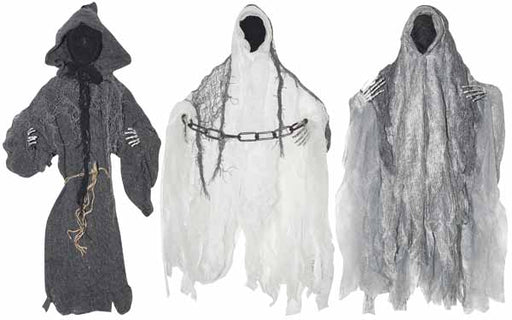 Hanging Faceless Reaper Halloween Decoration