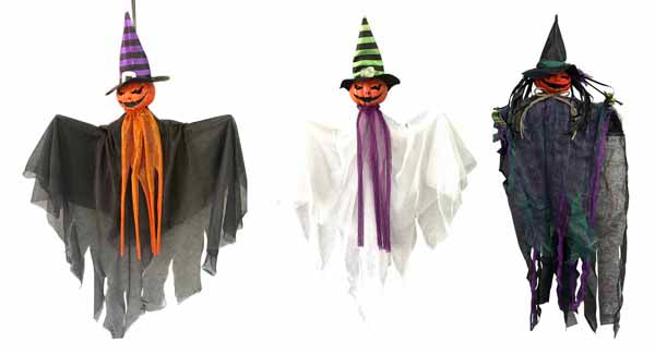 Hanging Scarecrow Pumpkin Assortment