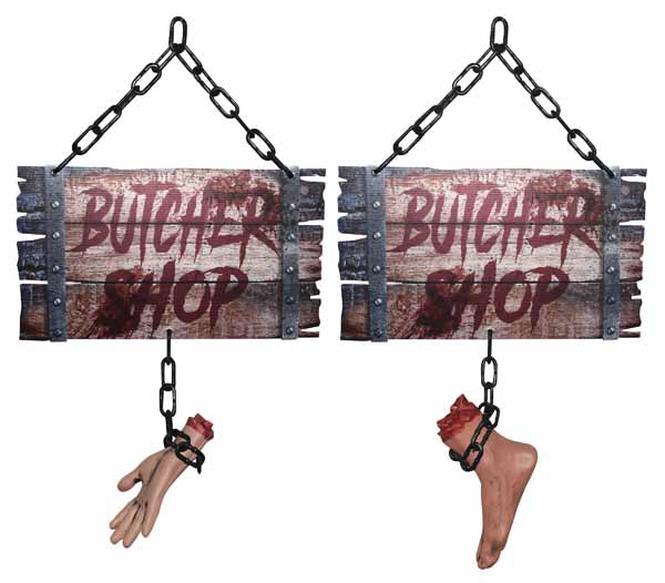 23.5" BUTCHER SHOP SIGN (HAND/FOOT)