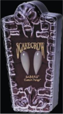 Scarecrow Sabres Extra Long Costume Fangs