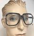 Black Frame Clear Lens Costume Glasses, 12 Pairs