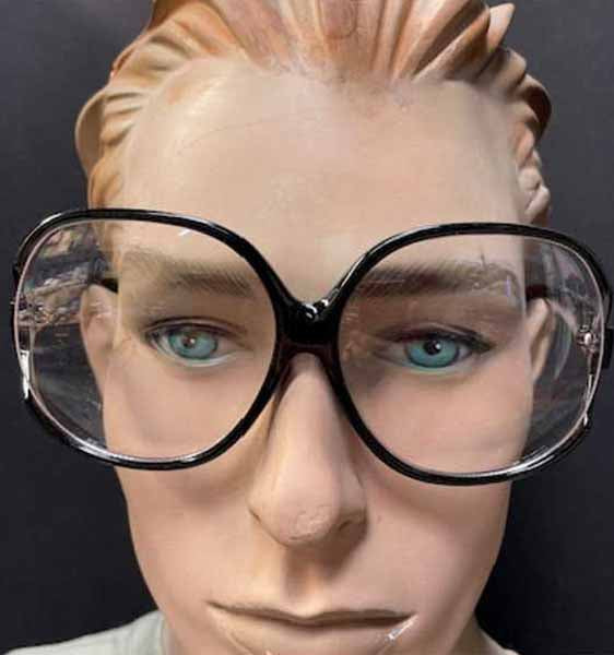 Large Frame Clear Lens Costume Glasses, 12 Pairs