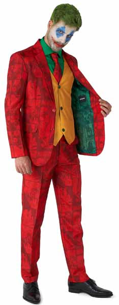 Suitmeister Scarlet Joker Men's Suit, XL
