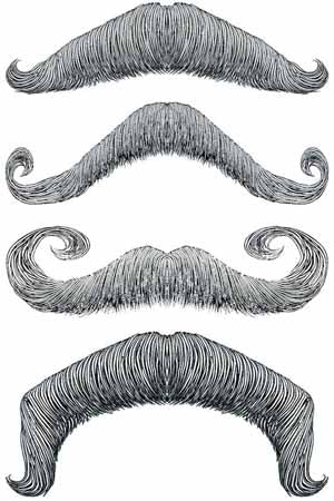 Stachetats Regular Hairy Glow Stache