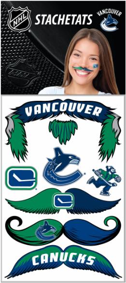 Vancouver Canucks Stachetats Regular Temporary Tattoos
