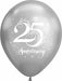 25TH ANNIV 2-SIDED 12" SILVER LAT 50/BG