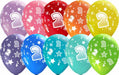 #2 NUMBERS-ALL-OVER 12" TRENDY ASST 50/B