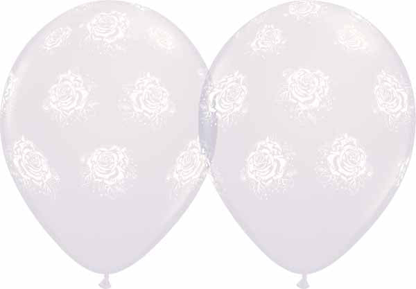 ROSES CLEAR W/WHITE