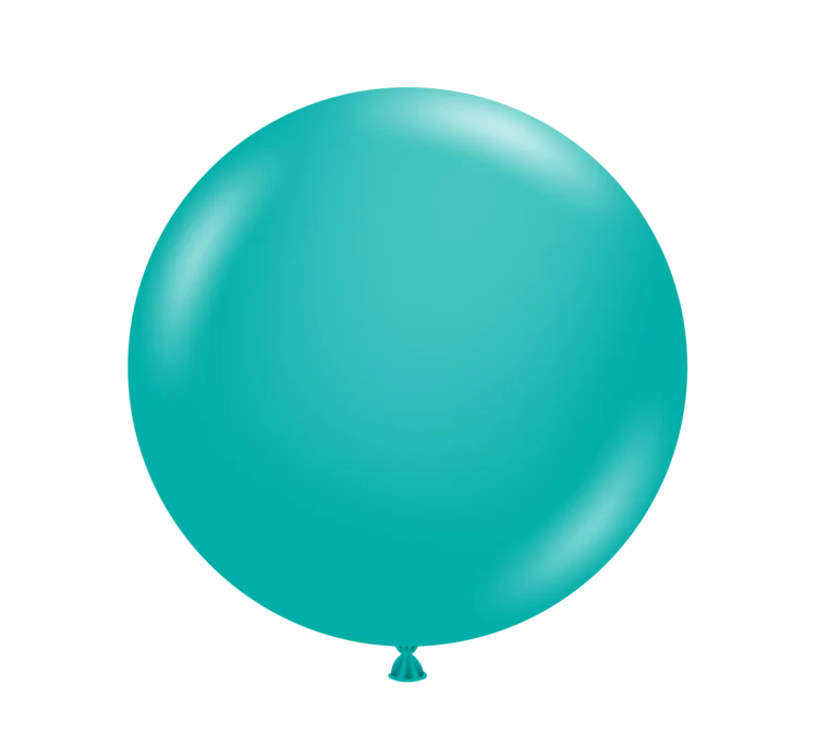 Teal 36″ Latex Balloons (2/Pk)