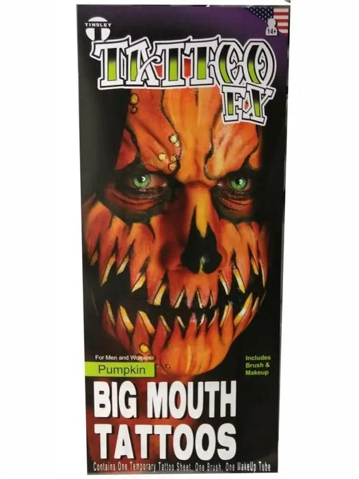 Pumpkin Kit Big Mouth Tattoos