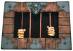 Moving Hands Prisoner Animated Halloween Decoration