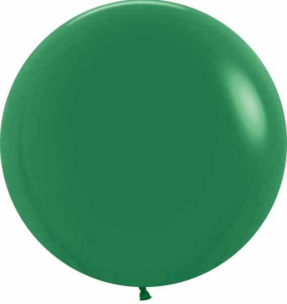 Sempertex Forest Green 24-Inch Latex Balloons, 10 Pack