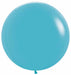Sempertex Caribbean Blue 24-Inch Latex Balloons, 10-Pack