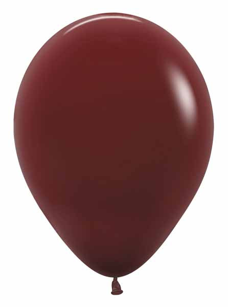 Sempertex Merlot Red 11" Latex Balloons, 50 Count
