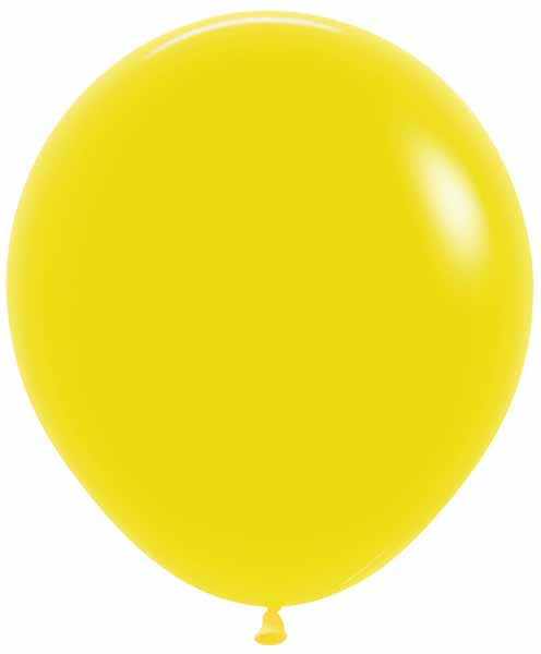 Sempertex 18 Inch Yellow Latex Balloons, 25 Count